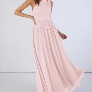 Azazie Bridesmaid / Prom Dress Molly Blushing Pink